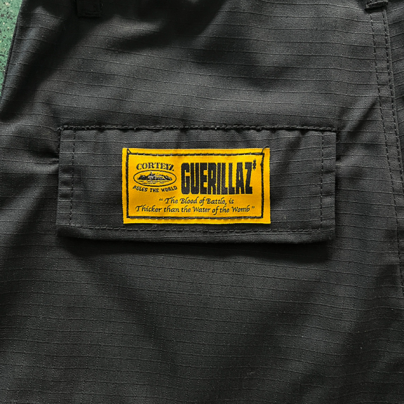 Corteiz 2.0 Cargo Shorts Black