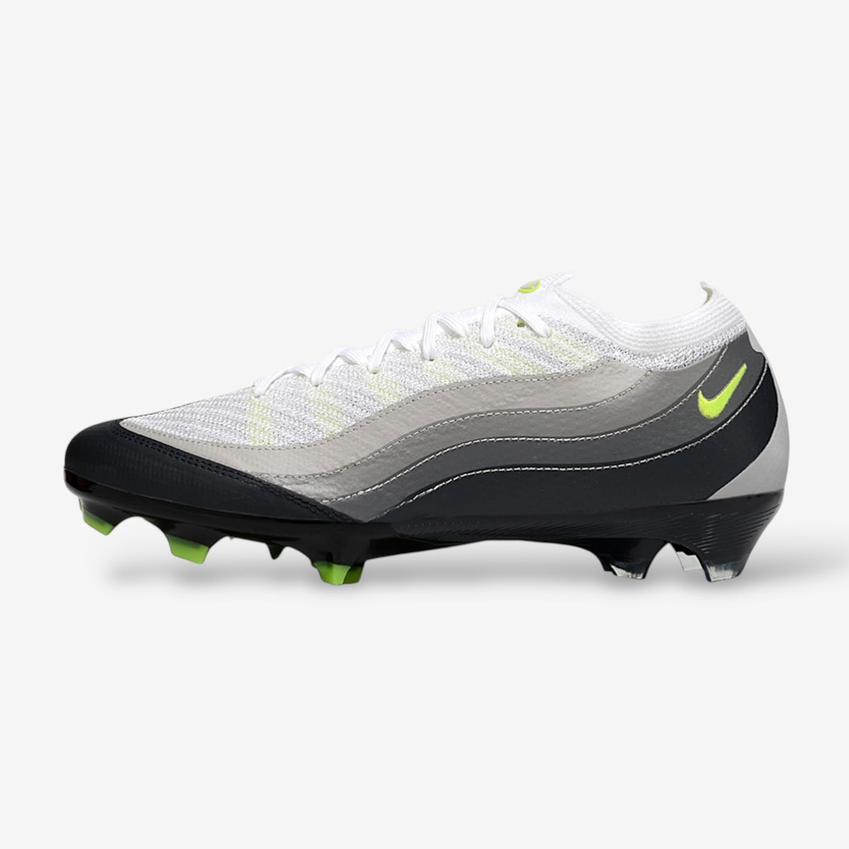 Nike Mercurial Vapor 15 Elite FG “XXV Anniversary” – White/Black/Volt/Silver