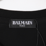 T-Shirt Balmain Paris Black Arm Logo