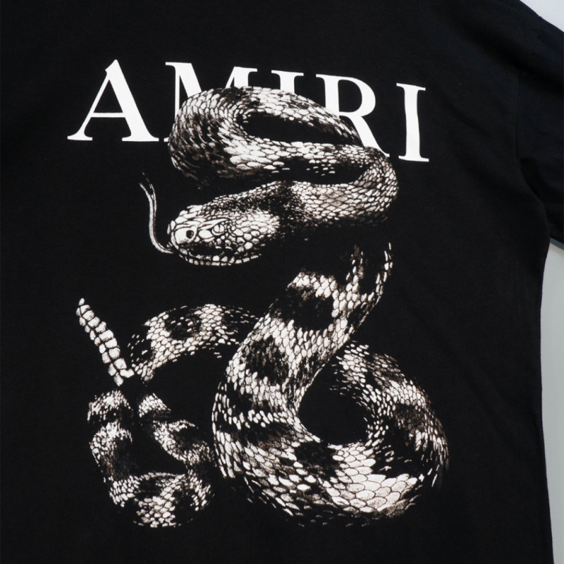 T-Shirt Amiri Black Snake