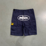 Corteiz 2.0 Cargo Shorts Blue