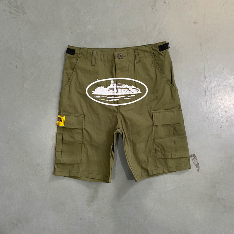 Corteiz 2.0 Cargo Shorts Green