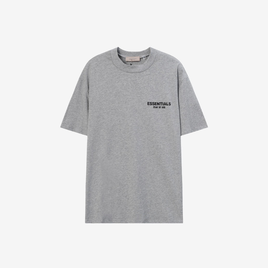 T-Shirt Essentials Fear Of God Grey Logo Tee