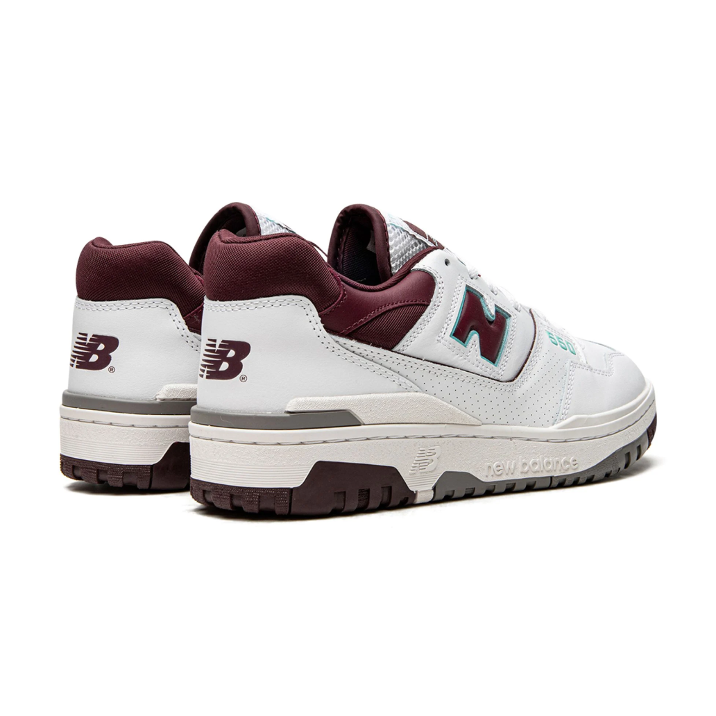 New Balance 550 Burgundy Cyan