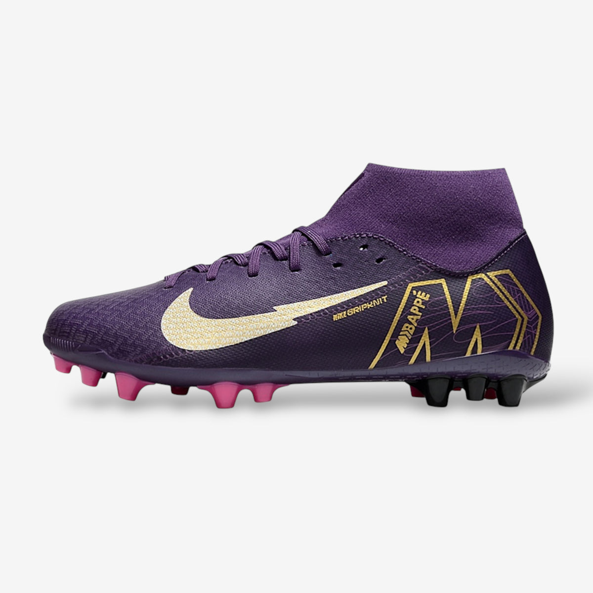 Nike Mercurial Superfly 9 Academy TF “Mbappé x Bondy Dreams Purple” – Purple/Gold/Pink