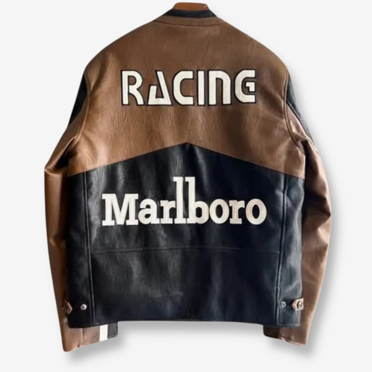 Marlboro Brown Black Racing Jacket