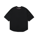 T-Shirt Palm Angels Oversize Black & Pink