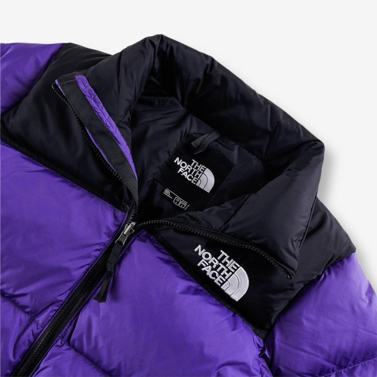 The North Face 1996 Retro Nuptse Jacket – Purple with black upper panel