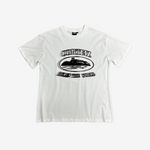 T-Shirt Corteiz Black Blur Alcatraz White