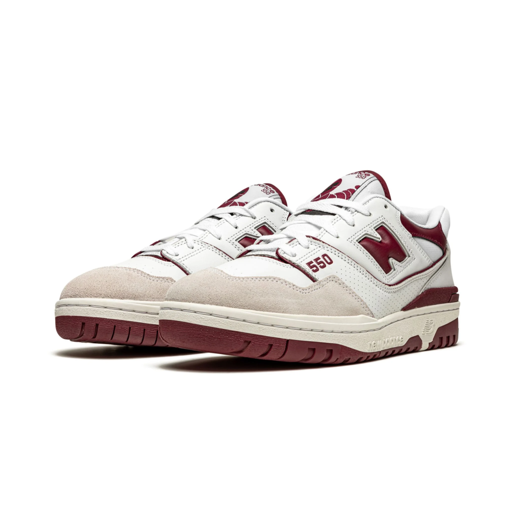 New Balance 550 White Burgundy