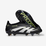 Adidas Predator Elite Laceless FG “Core Black/White/Solar Yellow”