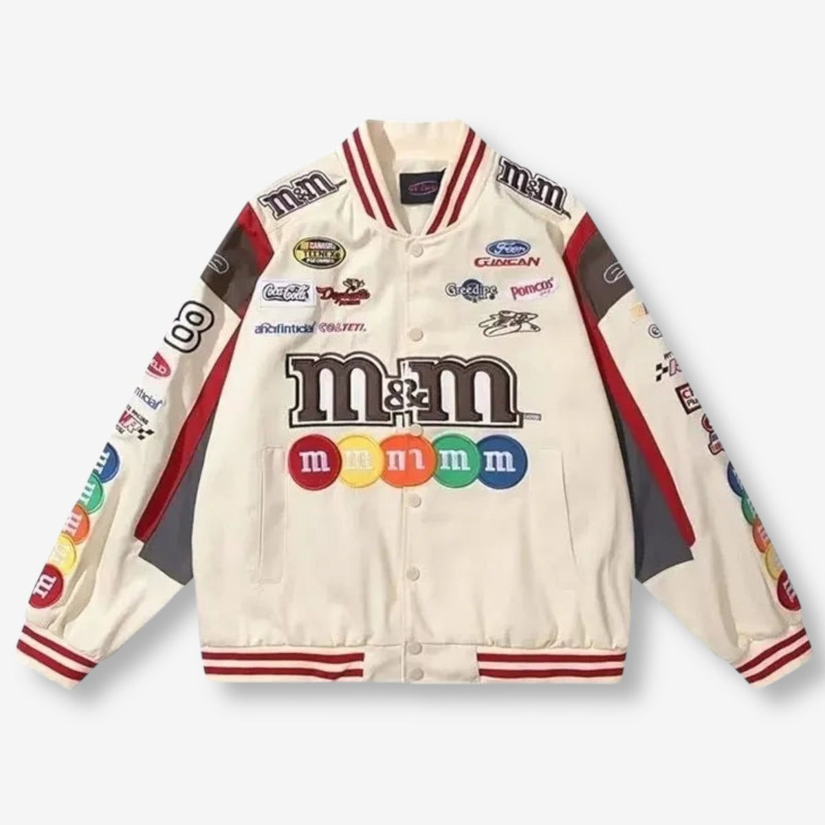 M&M’s Beige Racing Jacket
