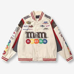 M&M’s Beige Racing Jacket
