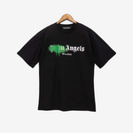 T-Shirt Palm Angels Spray Paint Print Black & Green