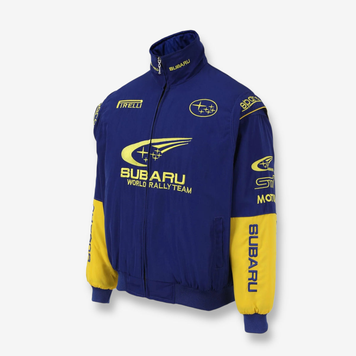 Subaru Blue Yellow Racing Jacket