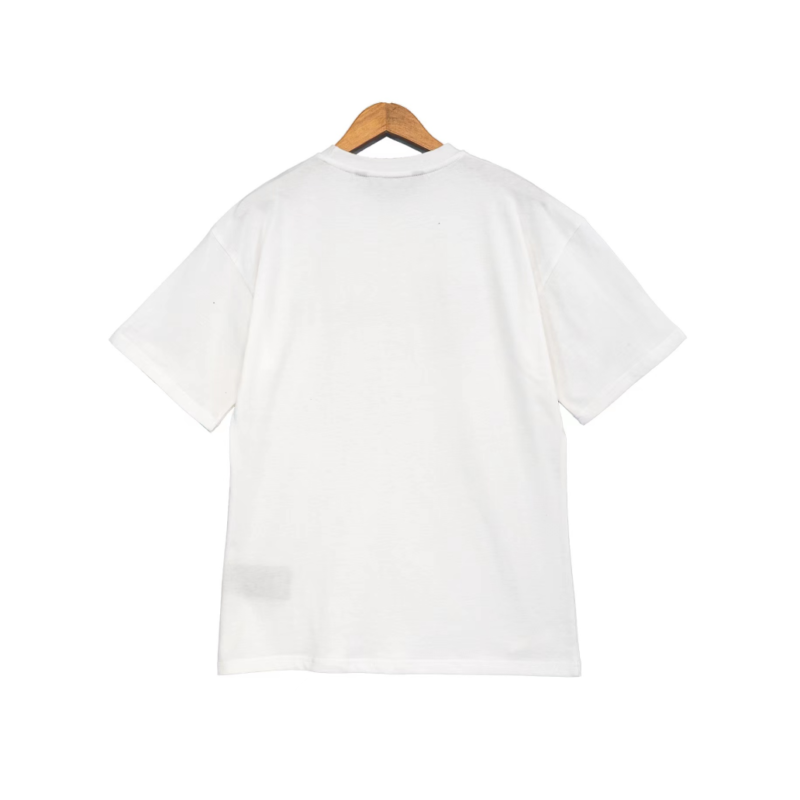 T-Shirt Palm Angels St Moritz Heart White & Purple