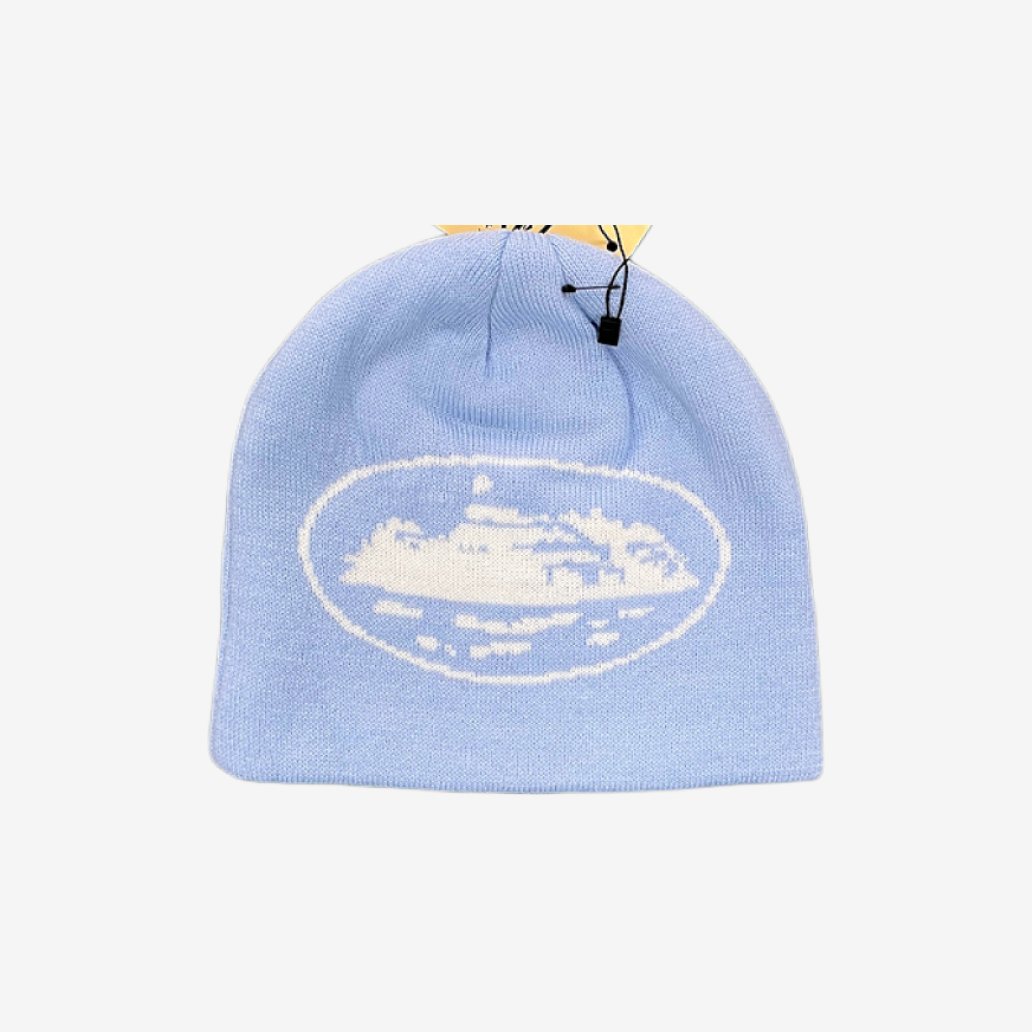 Corteiz Alcatraz Skully Baby Blau Hat