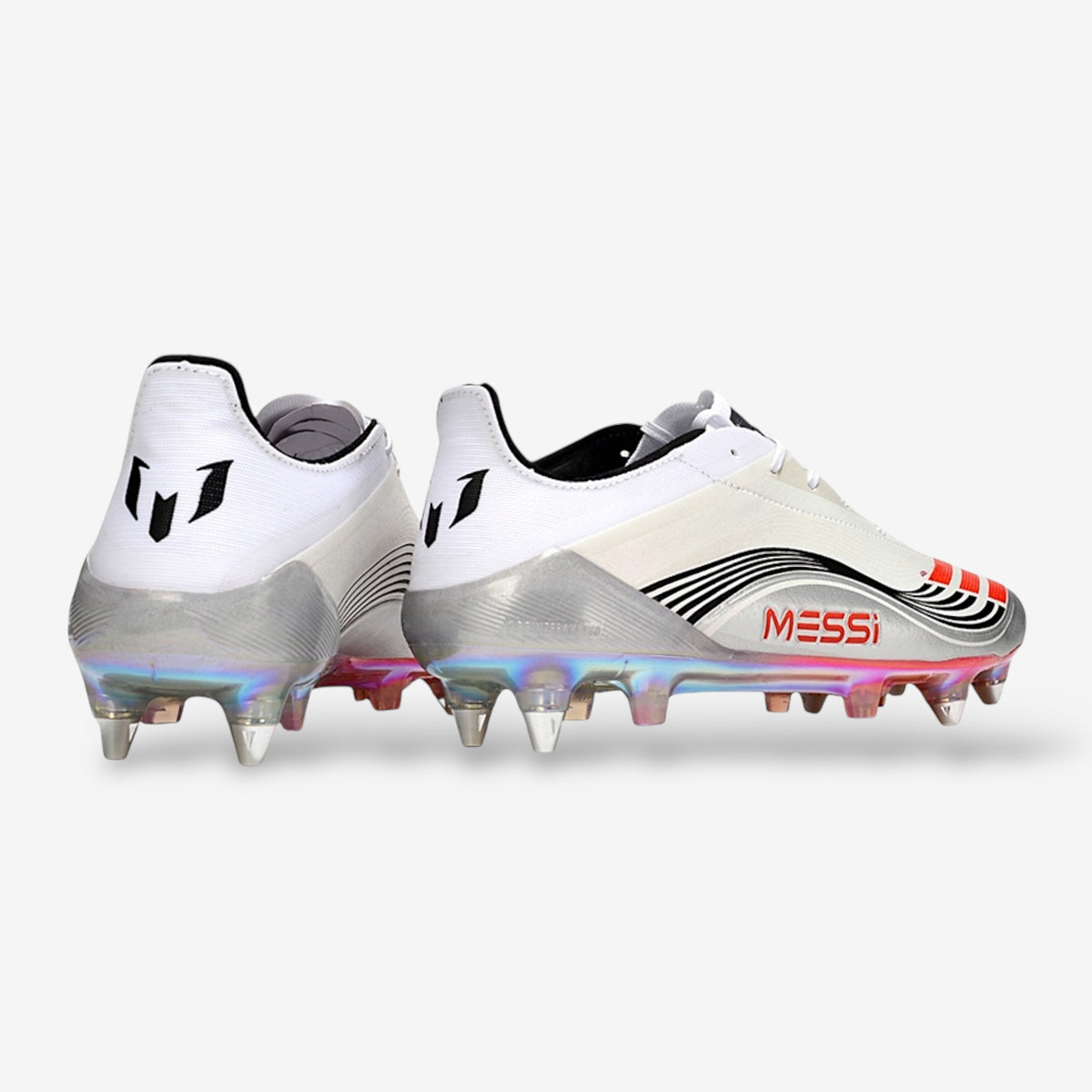 Adidas F50 Messi “Silver Metallic/Core Black/Solar Red”