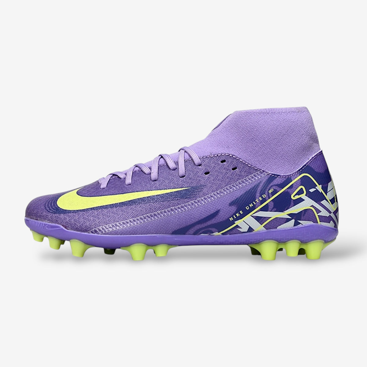 Nike Mercurial Superfly 9 Academy TF “Nike United Pack” – Purple/Volt/Blue Void