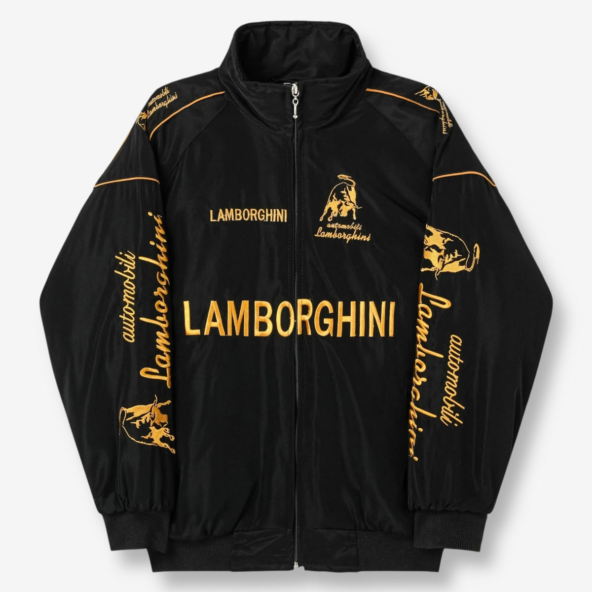 Lamborghini Black Gold Racing Jacket