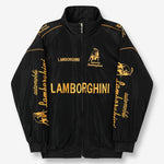Lamborghini Black Gold Racing Jacket