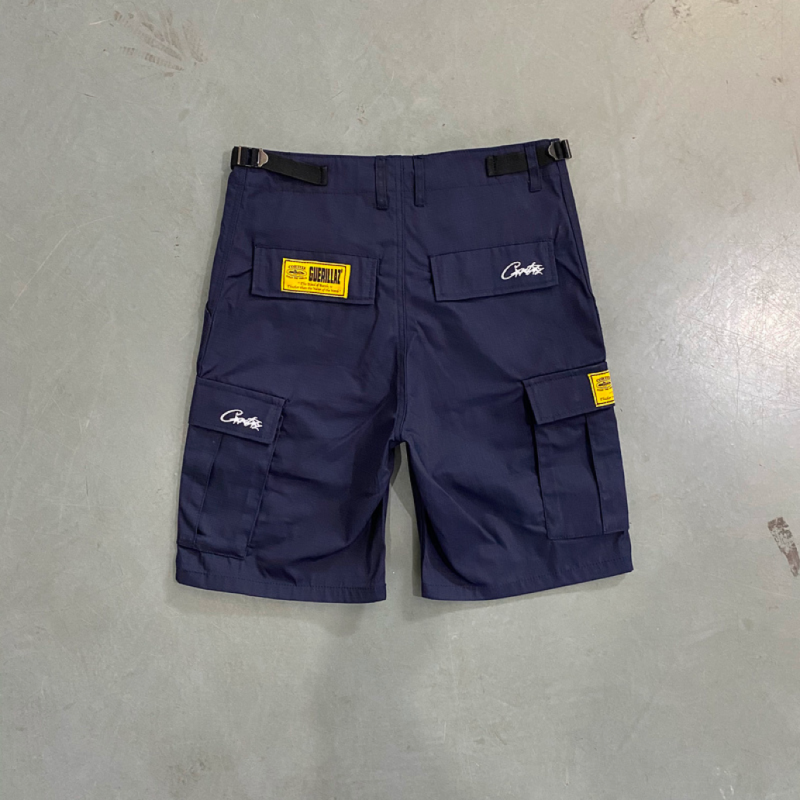 Corteiz 2.0 Cargo Shorts Blue