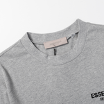T-Shirt Essentials Fear Of God Grey Logo Tee