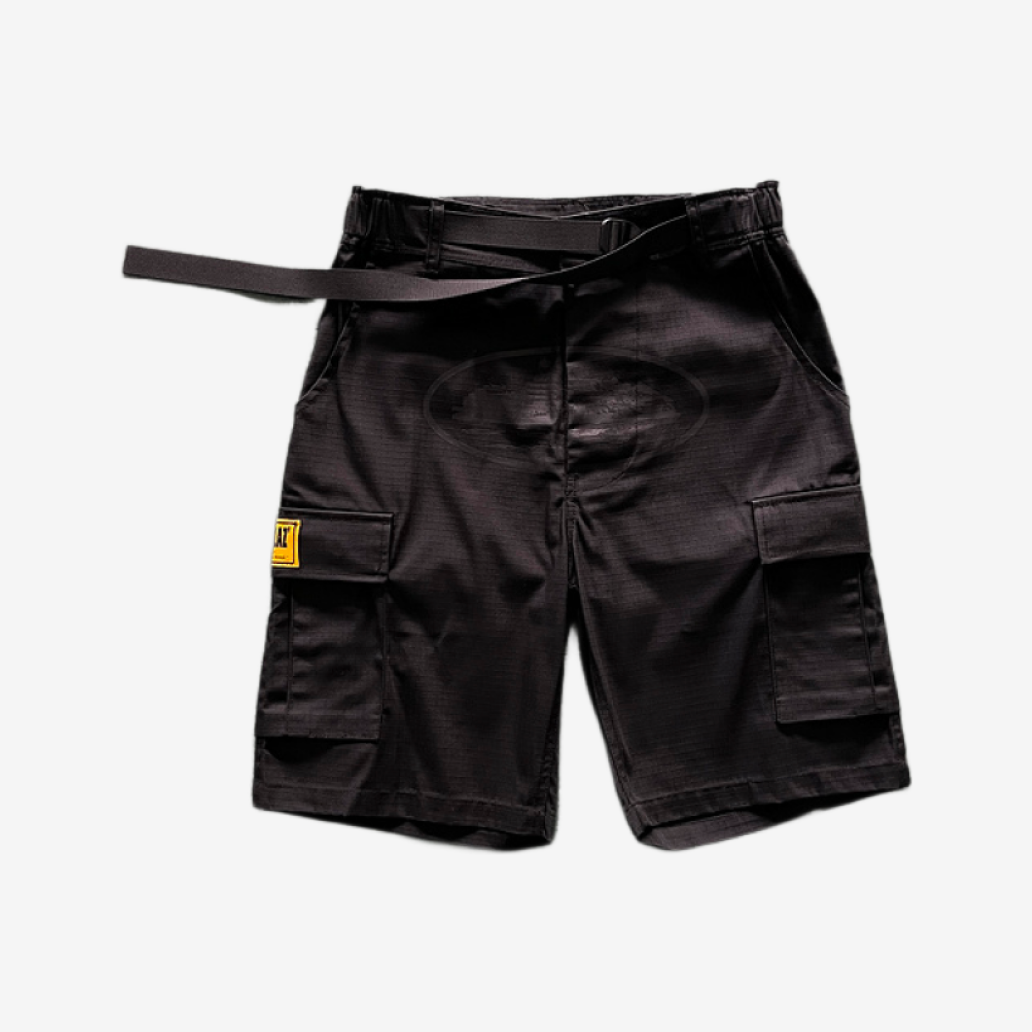 Corteiz 2.0 Cargo Shorts Black