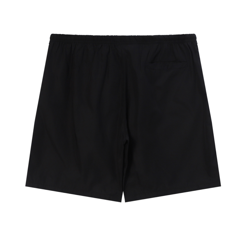 Palm Angels Swim Shorts Black Whit Curves Logo