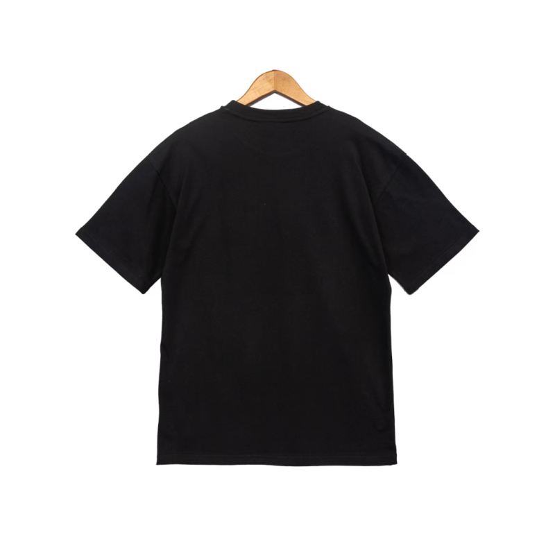 T-Shirt Palm Angels St Moritz Heart Black & Yellow