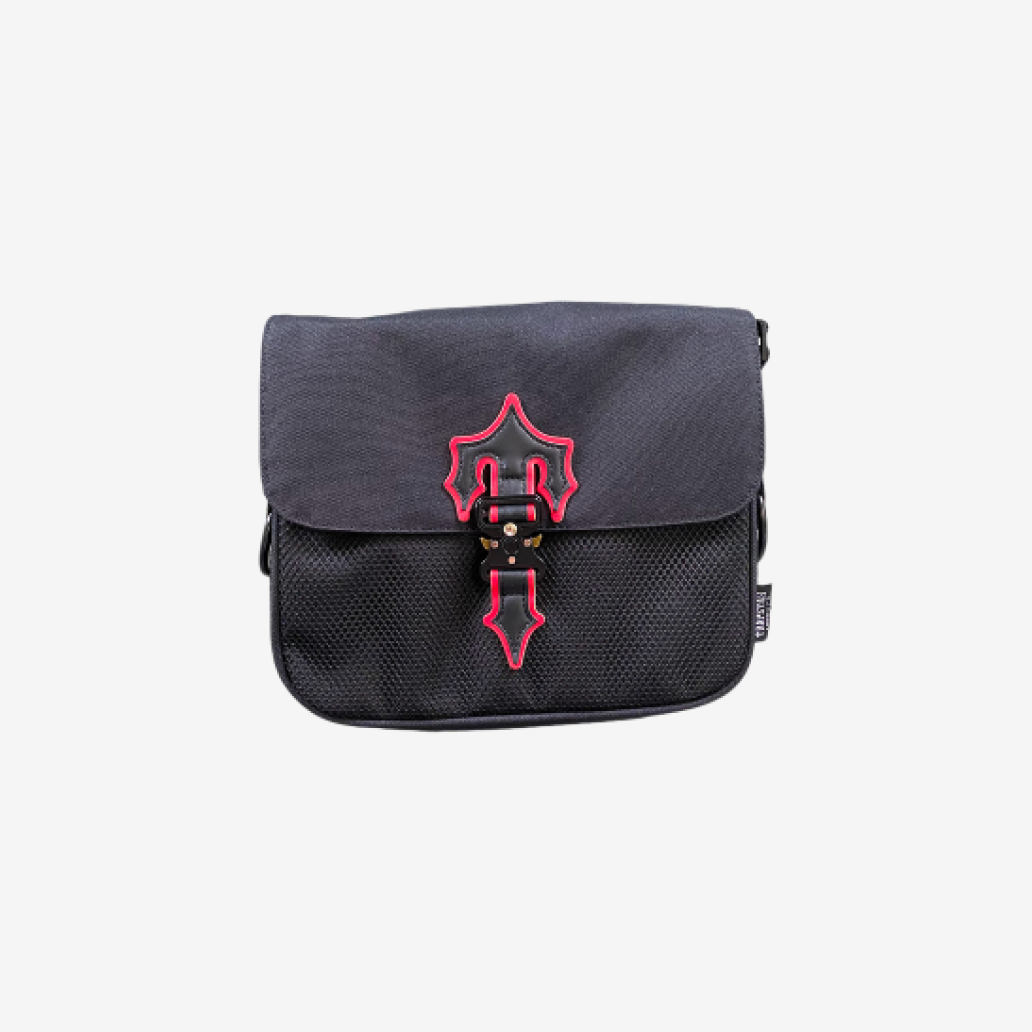 Trapstar Irongate 2.0 T Cross Body Bag Black & Red