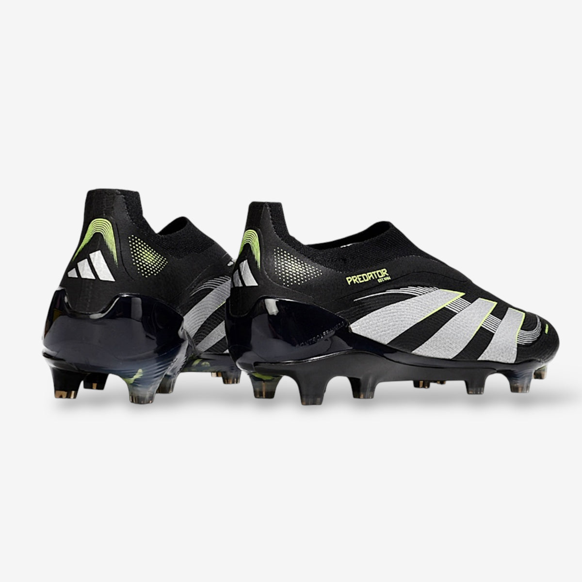 Adidas Predator Elite Laceless FG “Core Black/White/Solar Yellow”