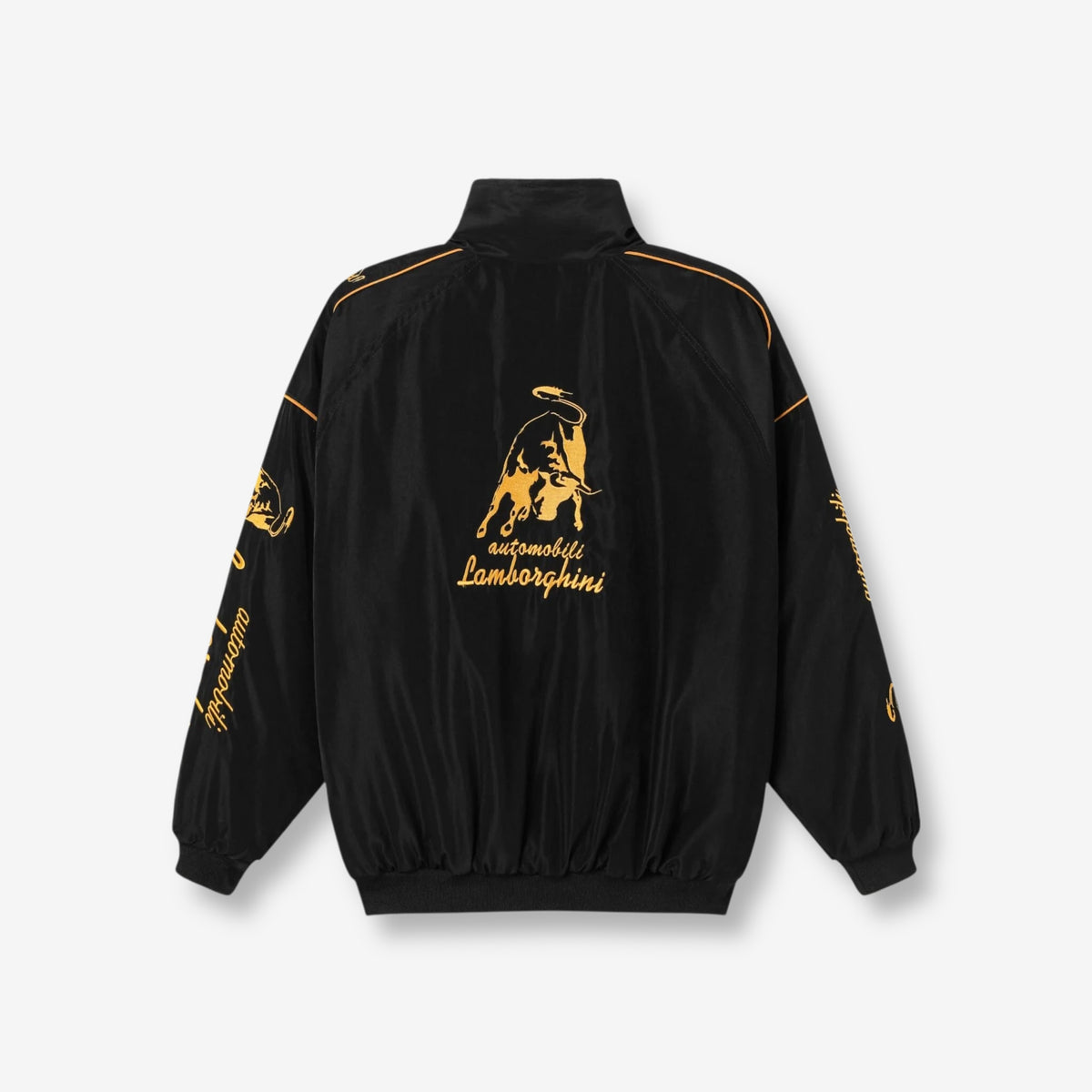 Lamborghini Black Gold Racing Jacket