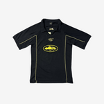 T-Shirt Corteiz Talismo Football Jersey Black & Yellow