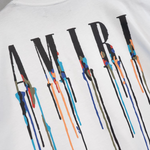 T-Shirt Amiri White Paint Drip Core Logo