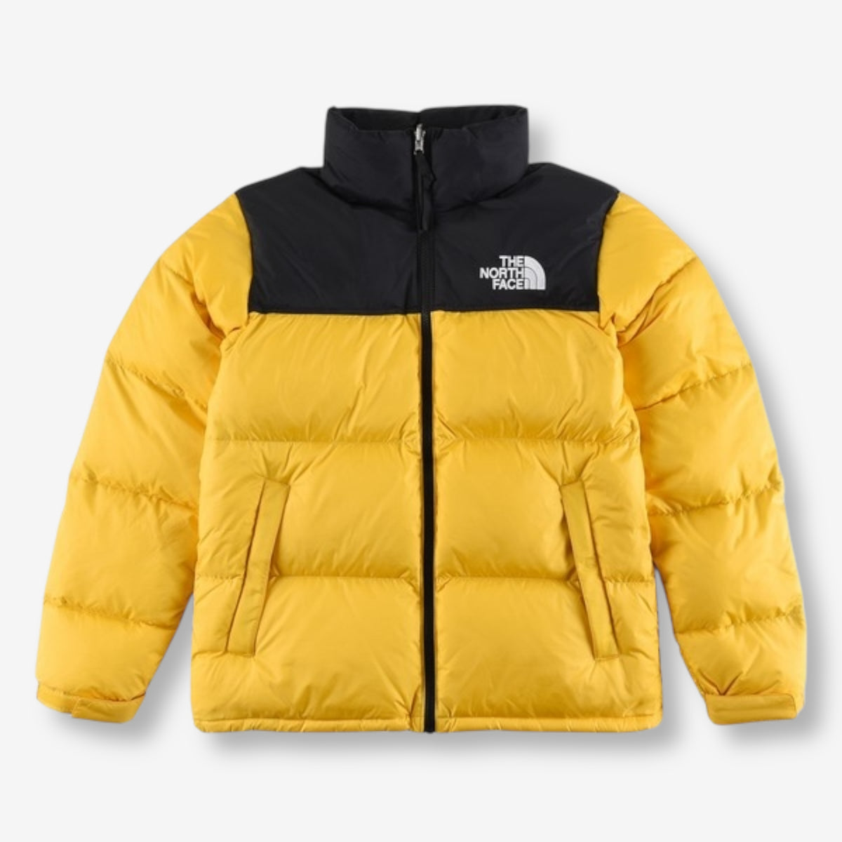 The North Face 1996 Retro Nuptse Jacket – Yellow with black upper panel
