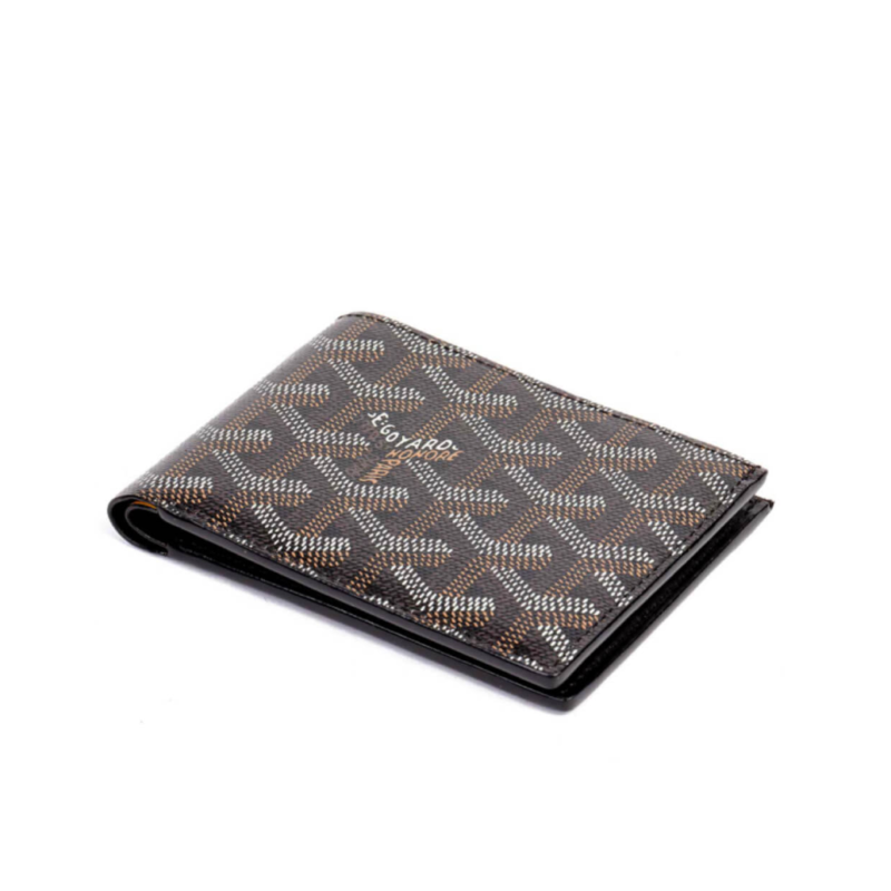 Goyard Black Goyardine Coated Canvas Victoire Wallet