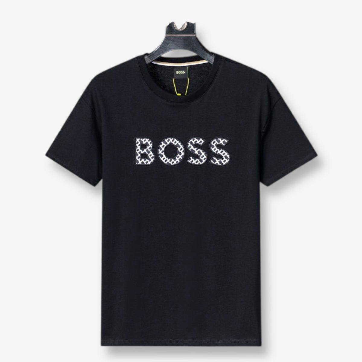 Hugo Boss Patterned Logo Black