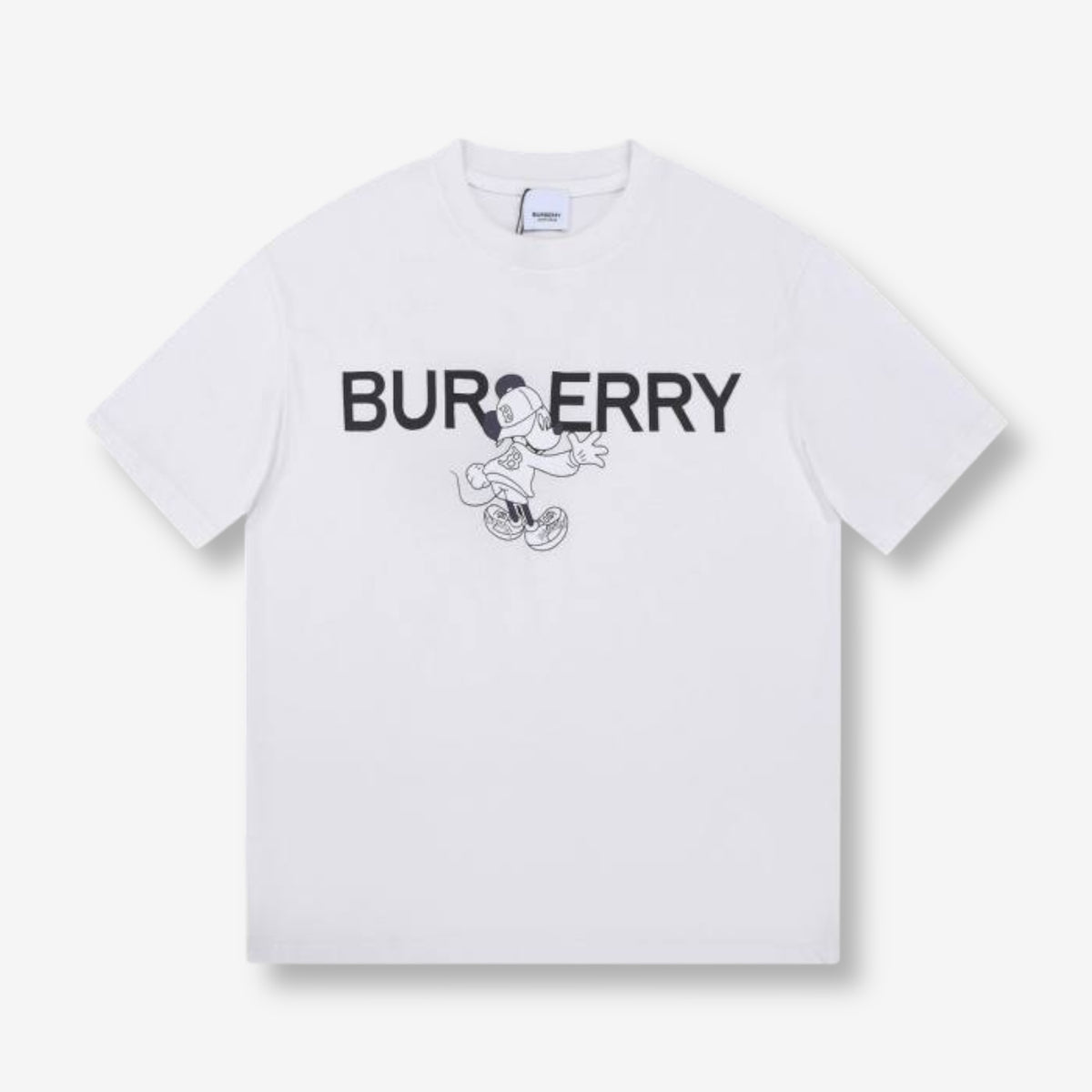 Burberry Mickey Sketch White Tee