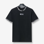Dolce & Gabbana Black with Logo Collar & Sleeves