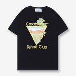 Casablanca Tennis Club Graphic Black T-Shirt