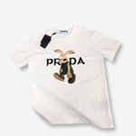 Prada Wallace & Gromit Bunny White T-Shirt