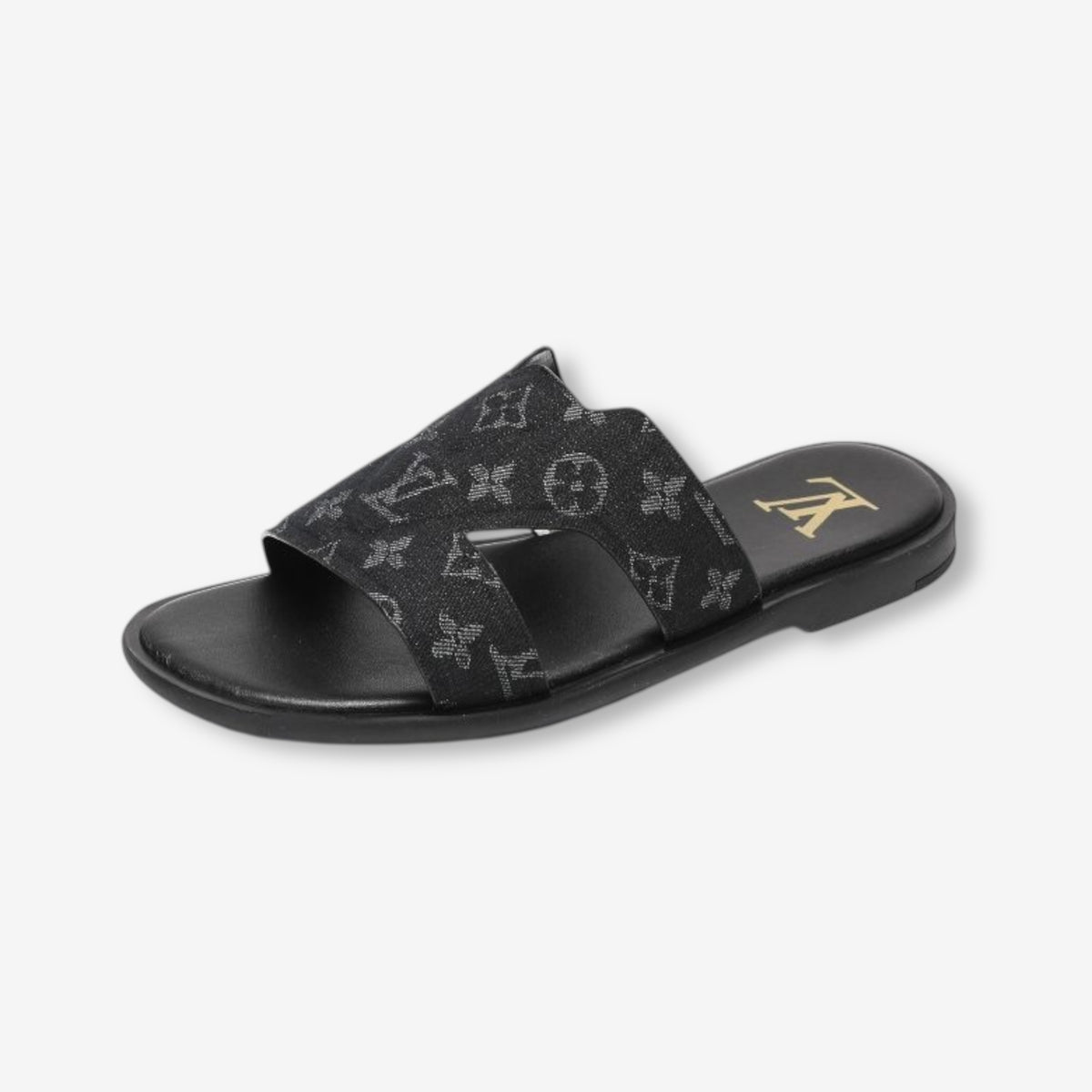 Louis Vuitton Cross Sandal “Monogram Black”