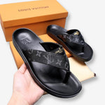Louis Vuitton Toe Sandal “Monogram Black”