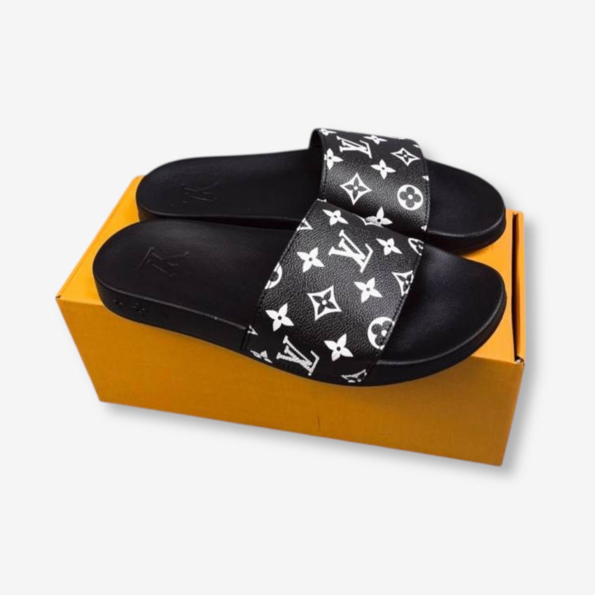 Louis Vuitton Slide “Black/White Monogram”